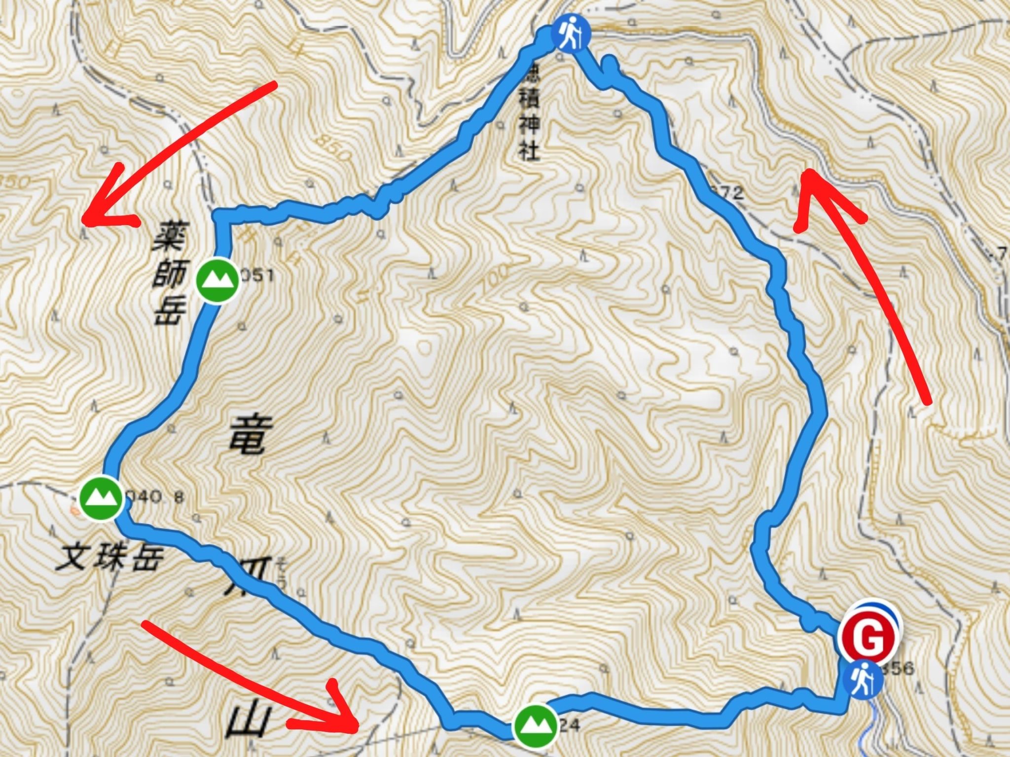 初めてのソロ登山、竜爪山へ登る パルの外遊び 初めてのソロ登山、竜爪山へ登る パルの外遊び