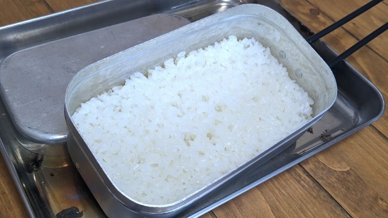 メスティンで5分で炊けるお米